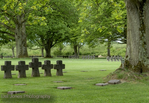 The German war cemetery in Le Cambre