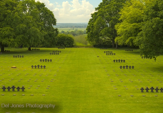 The German war cemetery in Le Cambre