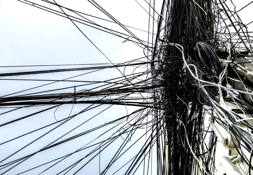 A tangled mess
