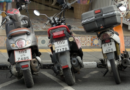 Three Thai bikes