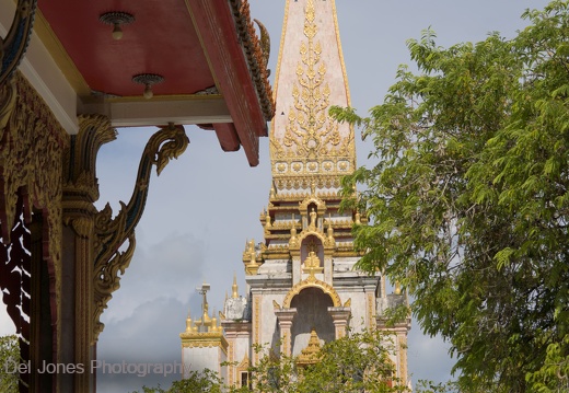 A Thai temple spire