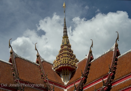 A Thai temple roof