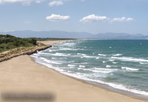 The bay of Roses from L'Escala