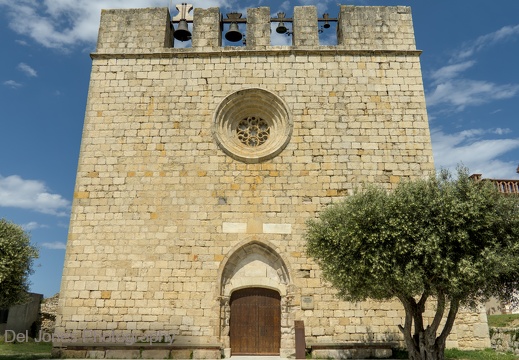 Small church in the town of Sant Martí d'Empúries, Spain