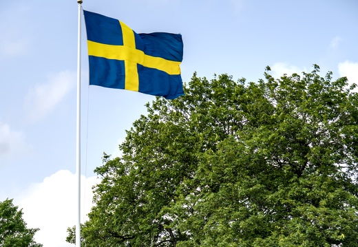  Flying the Swedish flag 