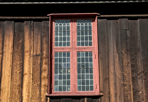 Church windows at Ringebu Norway