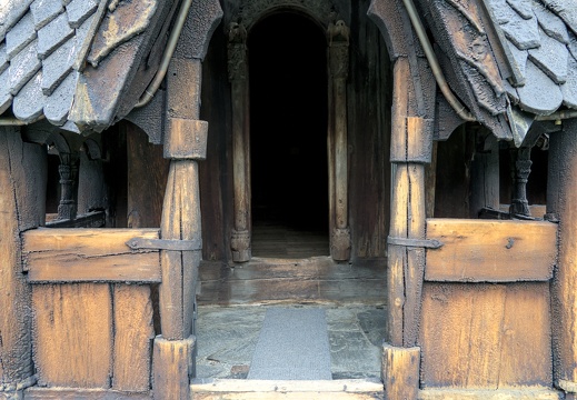 Borgund Stave Church entrance