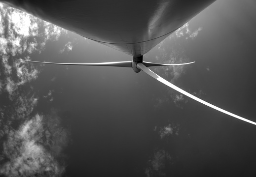 Under the blades