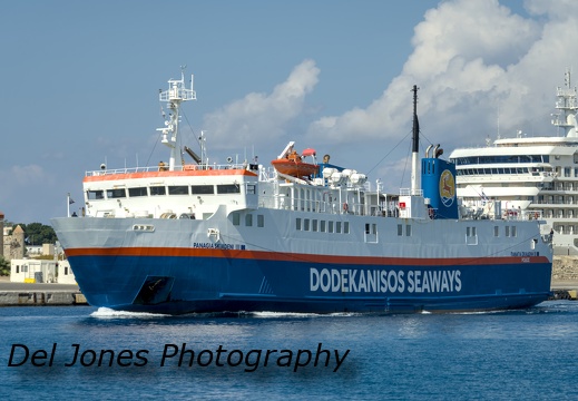 A ferry to Symi from Rhodes