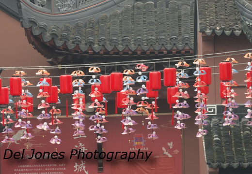 Red lanterns in Shanghai Old Town