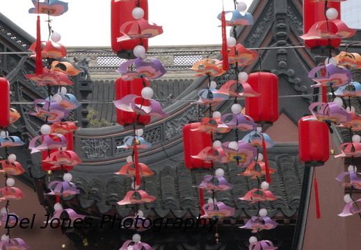 Red lanterns in Shanghai Old Town