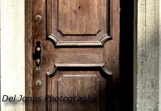 A shady door