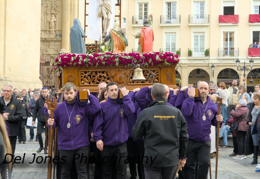A band of purple men