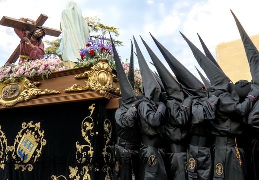  Black penitents on the march