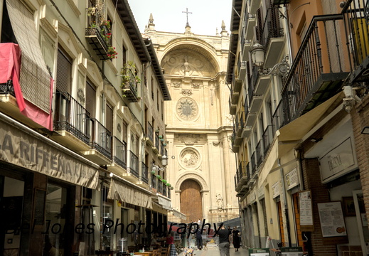 Granada Cathedral from down our street
