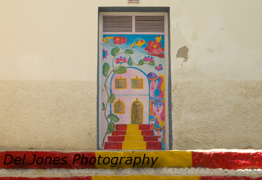 Steps to the door