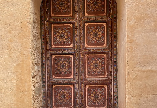 The big old red door