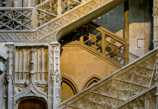 Up and down the stairs