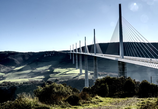 A long view of the Millau Viaduct