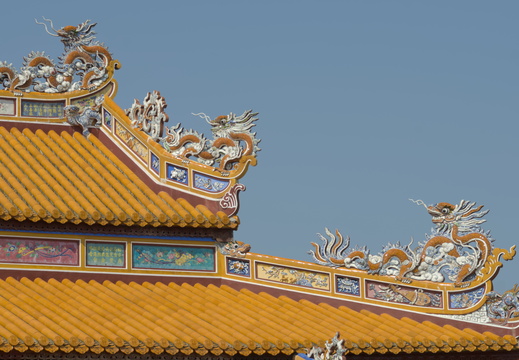 Ornate palace roof