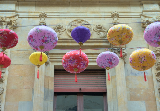 A colourful display