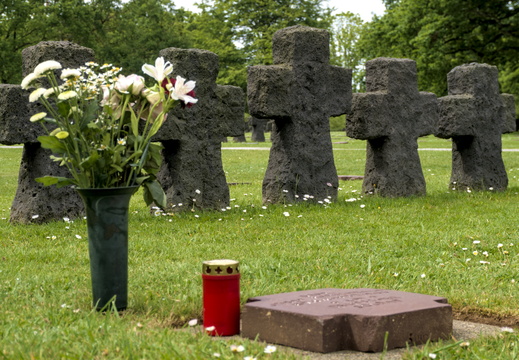 The German war cemetery in Le Cambre