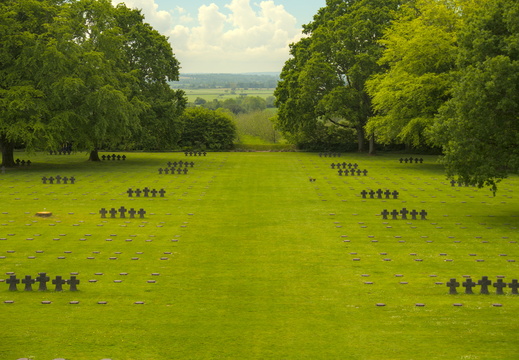 The German war cemetery in Le Cambre