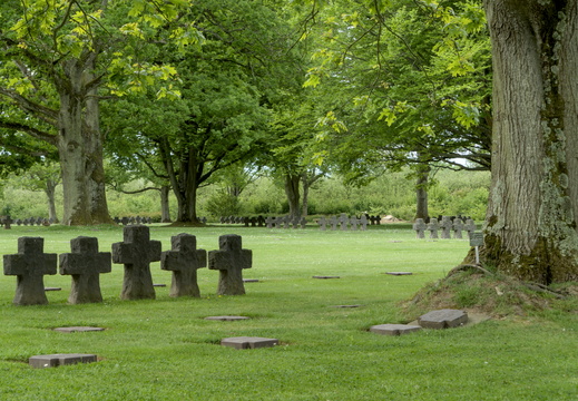 The German war cemetery in Le Cambre