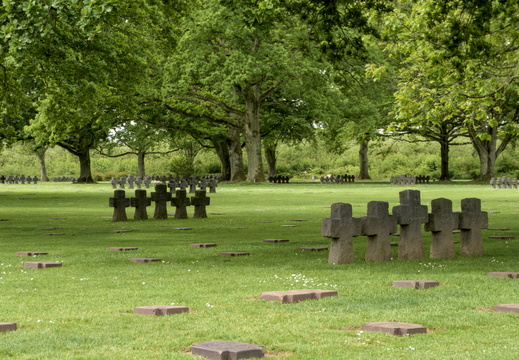 The German war cemetery in Le Cambre
