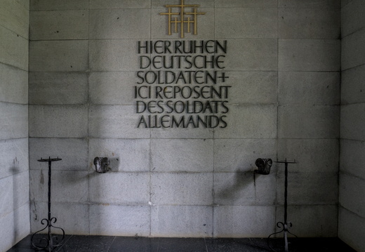 The German war cemetery in Le Cambre