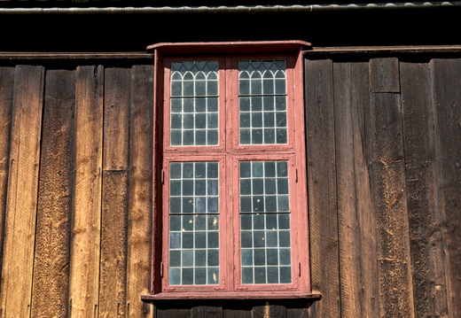 Church windows at Ringebu Norway