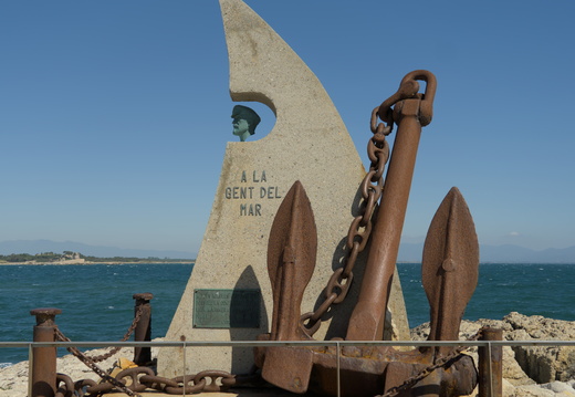 spainSailors monument L'Escala, Spain
