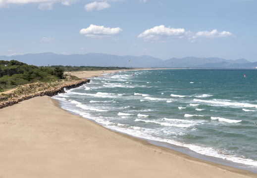 The bay of Roses from L'Escala