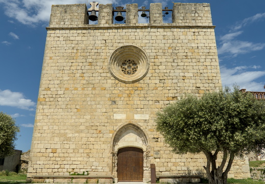 Small church in the town of Sant Martí d'Empúries, Spain