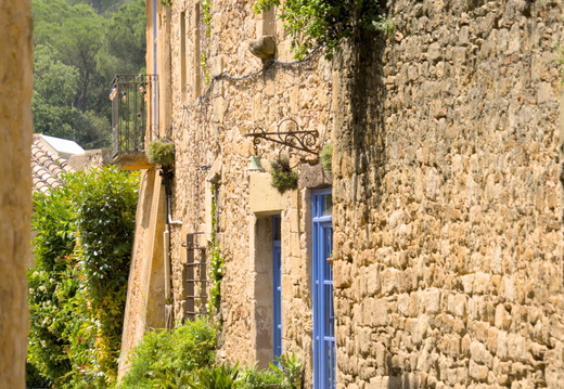 The blue door