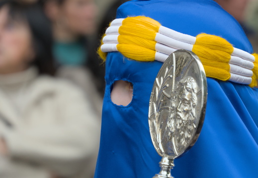  A blue penitent