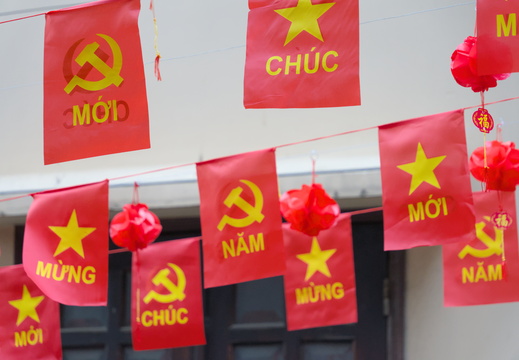 Decorated for the 14th Annual celebration of the party!