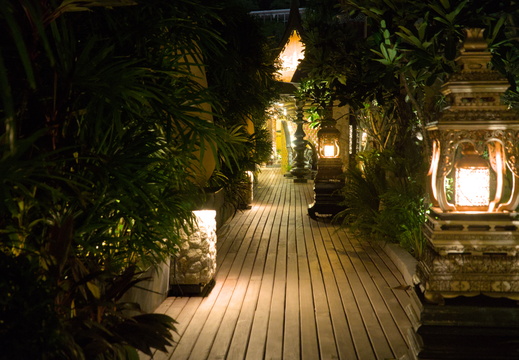 The walk back to the room