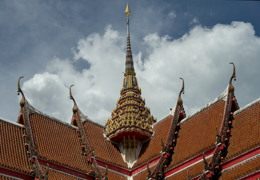 A Thai temple roof