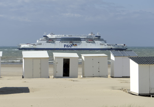 Beach huts in Calais