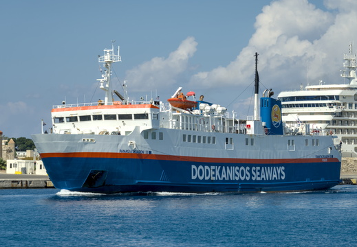 A ferry to Symi from Rhodes