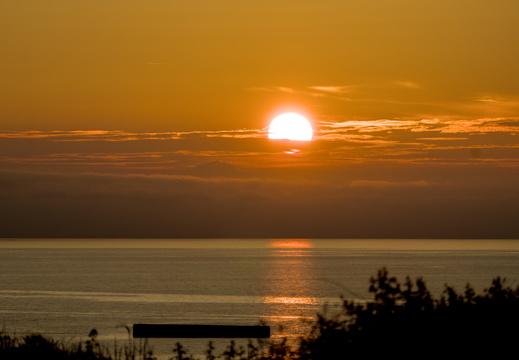 A golden sunset