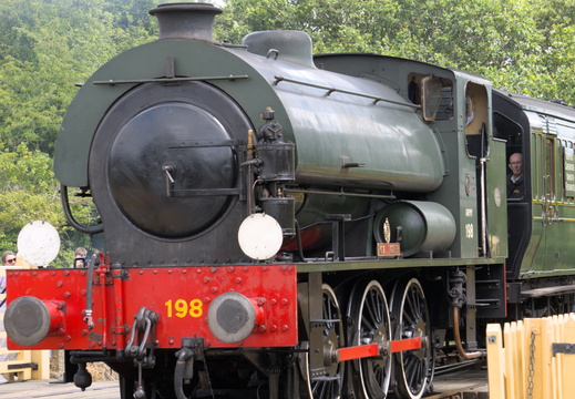 Steaming up at Smallbook station