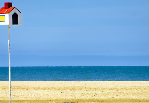 A house on a beach