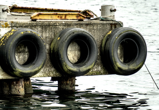 Stone, Rubber and steel