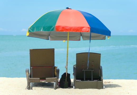 A beach for two
