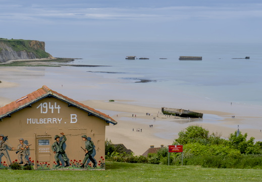 The Mulberry Harbour remains