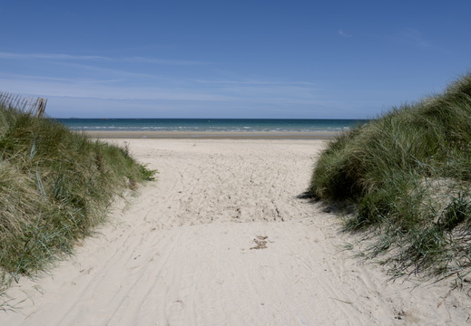 A beach at war