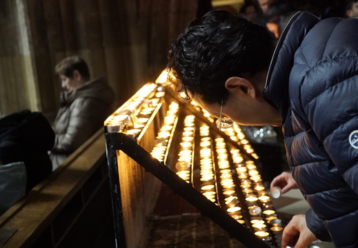 Lighting one for the team in Vienna