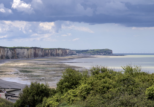 Long cliffs of Normandy France